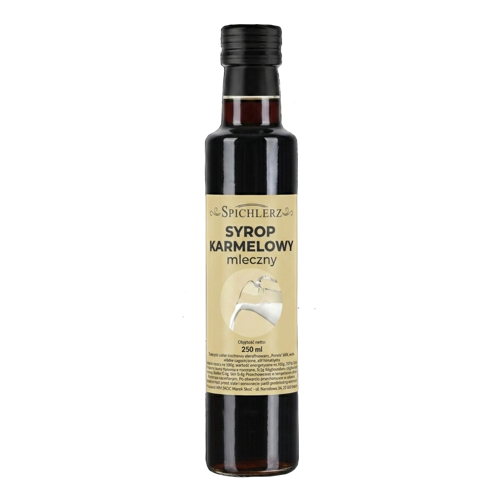 Syrop karmelowy mleczny 250 ml